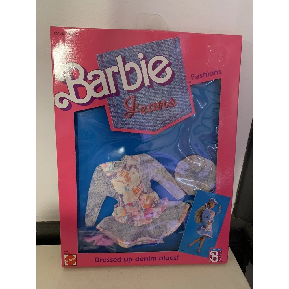 Vintage 1988 Mattel Barbie Jean Fashions #1697 Rare NEW